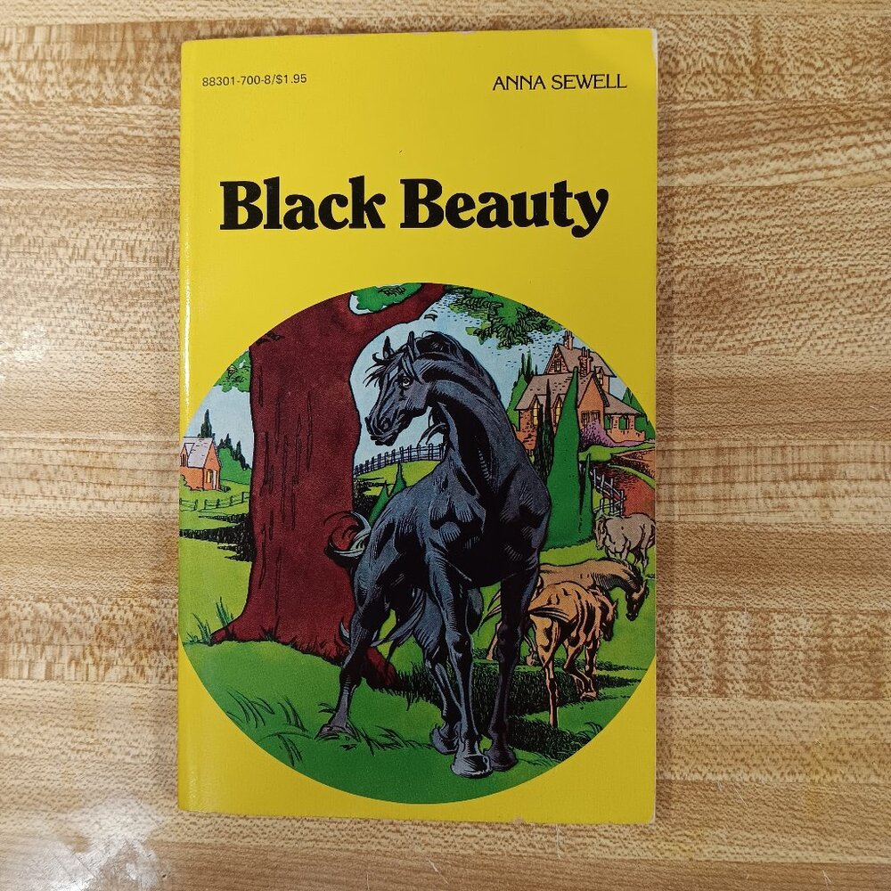 Black Beauty Anna Sewell 1984 B&W Pocket Classics Comic Paperback Vintage 80s